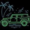 Men's Design By Humans Summer Off-road Trip To The Beach By donipacoceng Tank Top - 2 of 2