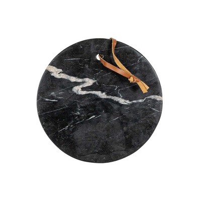 Small Black Wood, Marble & Jute Cutting Board - Foreside Home & Garden :  Target