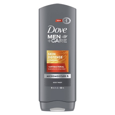Dove Men + Care Skin Defense Antibacterial Body Wash Soap - 18 fl oz