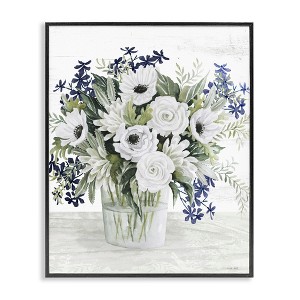 Stupell Industries Mixed White Anemone Vase, 11" x 14" - 1 of 4