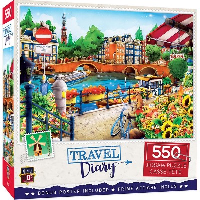 MasterPieces Inc Amsterdam 550 Piece Jigsaw Puzzle