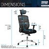 PAGED Ergonomic Office Chair Modern Computer Chair with Lumbar Support and Adjustable Armrests for Bedroom, Home Office - 4 of 4