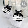 Big Dot of Happiness Happy Retirement - Retirement Party Clear Goodie Favor Bags - Treat Bags With Tags - Set of 12 - 2 of 4