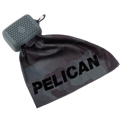 Pelican Outdoor - Multi-Use Towel with Carry Case - Ultra Absorbent Microfiber - Shadow Camo