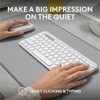 Logitech Pebble 2 Combo for Mac, Wireless Keyboard and Mouse, Slim, Quiet and Portable, Tonal White - USB Type A Wireless Bluetooth Keyboard - 3 of 4