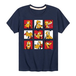 Boys' - Disney - Pluto Grid Short Sleeve Graphic T-Shirt - 1 of 4