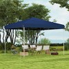 Resenkos Backyard Garden Canopy, Camping Canopy Screen Tent,13' x 13' Pop Up Canopy Tent with Height Adjustable for Outdoor, Garden, Patio, Dark Blue - 2 of 4