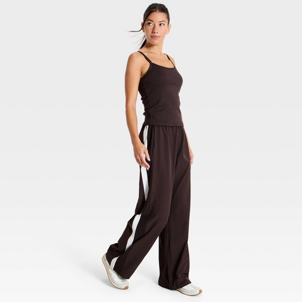 Pantalones de Vestir de Cintura Alta con Estampado de Cuadros para Mujer - All In Motion™ 3