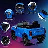 Jojoka 12V Licensed Toyota Ride on Truck for Kids Battery Powered Electric Car with Music, LED Lights, Suspension System - 3 of 4