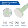 Unique Bargains Carbon Steel Adjustable No Drilling Expandable Shower Curtain Rod - 3 of 4