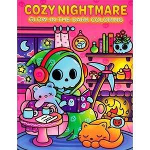 Cozy Nightmare Glow-In-The-Dark Coloring - by  Editors of Thunder Bay Press (Paperback) - 1 of 1