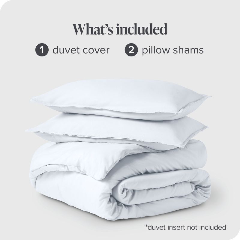 Double Brushed Duvet Set - Ultra-Soft, Easy Care by Bare Home, 4 of 11