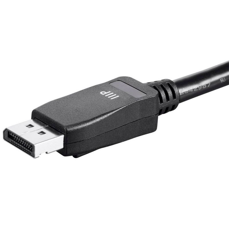 Monoprice DisplayPort 1.4 Cable - 6 Feet - Black | For Computer, Desktop, Laptop, PC, Monitor, Projector, Dell, ASUS, and More - Select Series, 3 of 7