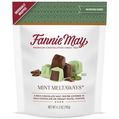 Fannie May Candy Mint Meltaways Stand Up Bag - 4.2oz