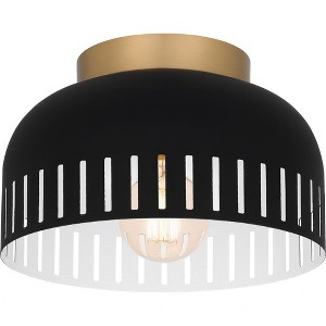 Quoizel Lighting 1 - Light Flush Mount in  Matte Black - 1 of 1