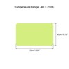 Unique Bargains Kitchen Reusable Non-Stick Heat Resistant Silicone Placemats Baking Mats Green 2 Pcs - 2 of 4