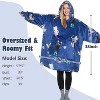 Catalonia Women's Casual Blanket Hoodie Sweatshirt, Cozy Fleece Blanket Pullover Sweater with front Pocket, Clothing Cozy Gift for Wife Woman - 2 of 4