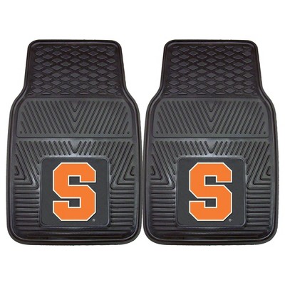 NCAA Syracuse Orange Vinyl Car Mat Set - 2pc