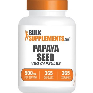 BulkSupplements Papaya Seed Capsules - 1 of 4