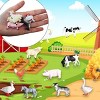 12 Pcs Farm Animals Figures Toys, Realistic Mini Farm Topper Toy Set Christmas Birthday Easter Egg Gift Party Supplies for Kids Toddlers - 3 of 4