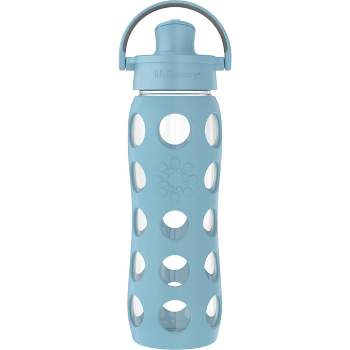 Grosche Venice Eco-friendly Glass Water Bottle With Bamboo Lid And  Protective Sleeve, 22.6 Fl Oz Capacity, Frosted : Target