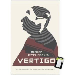 Trends International Alfred Hitchcock - Vertigo (1958) Silhouette Unframed Wall Poster Prints - 1 of 4