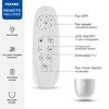 72 Inch Ceiling Fan Industrial Ceiling Fan With 3 Light Color Changing Remote Control Outdoor Ceiling Fans - 4 of 4