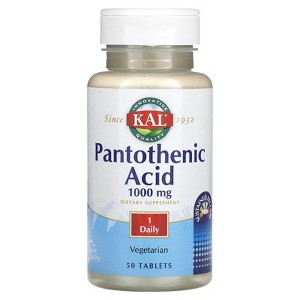 KAL Pantothenic Acid, 50 Tablets - 1 of 4