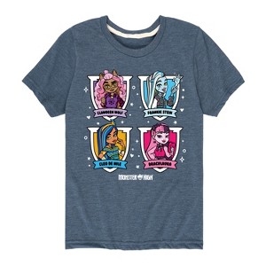 Boys' - Monster High - Character Grid Short Sleeve Graphic T-Shirt - 1 of 4