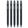 Pilot 5pk FriXion Synergy Clicker Erasable Gel Pens Extra Fine Point 0.5mm Black Ink: Art Stationery, Office Supplies - image 4 of 4