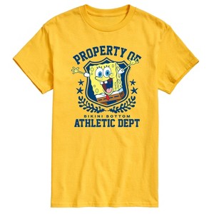Men's - Spongebob Squarepants - Property Of Bikini Bottom Athletic Department Short Sleeve Graphic T-Shirt - 1 of 4