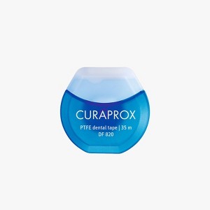Curaprox DF 820 PTFE Dental Tape, 35m for Smooth, Shred-Resistant Cleaning in Tight Spaces - 1 of 4