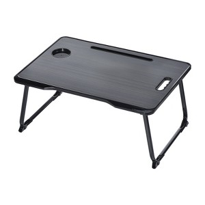 Unique Bargains Foldable Portable Lap Desk with Tablet Slot Cup Holder - 1 of 4