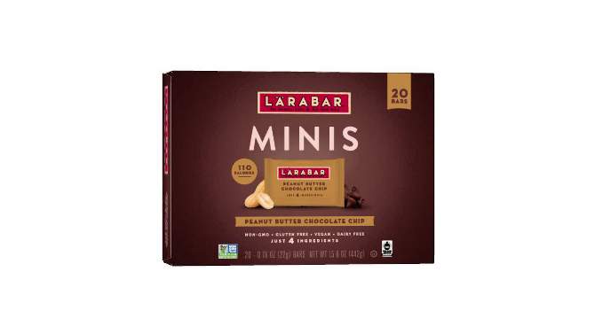 Larabar Mini&#39;s Peanut Butter Chocolate Chip - 15.6oz, 2 of 15, play video