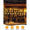 Itopfox 126 LED 7.8ft Star Icicle Lights 6 Bethlehem Stars 6 Small Stars 8 Modes Timer Connectable Curtain Light 1 Pack Warm White - 4 of 4