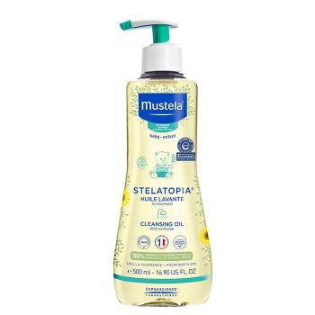 Mustela Stelatopia Cleansing Baby Oil for Eczema Prone Skin - 16.9 fl oz