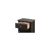 HomeStock Silver Champagne Champagne Nightstand 28x23x17 with Three Drawers, Contemporary Bedside Table for Storage and Stylish Bedroom Use - 4 of 4