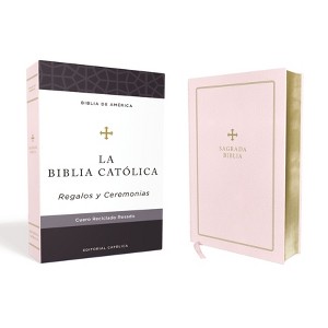 Biblia Católica, Regalos Y Ceremonias, Piel Reciclada, Rosado, Comfort Print - by  Editorial Católica & La Casa de la Biblia (Leather Bound) - 1 of 1