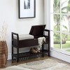 Syemin Ottomans and Benches Storage Shoe Bench, Shoe Rack Storage Organizer, Rustic Entryway Bench with Shelves, Hallway Bench, Brown, 31.5"*12"*19" - 4 of 4