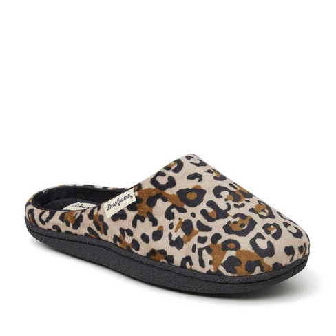 Dearfoam cheetah sale slippers