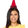 Crayola Adult OSFM Crayon Box Headband and Sticker Costume Accessory Kit Red - 3 of 3