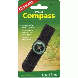 Coghlan's Wrist Compass w/ Strap, Waterproof & Impact Resistant Survival Camping