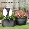 Set of 2 Raised Garden Bed, Metal Planter Box with Safety Edging, Easy-to-assemble Stock Tank - 4 of 4