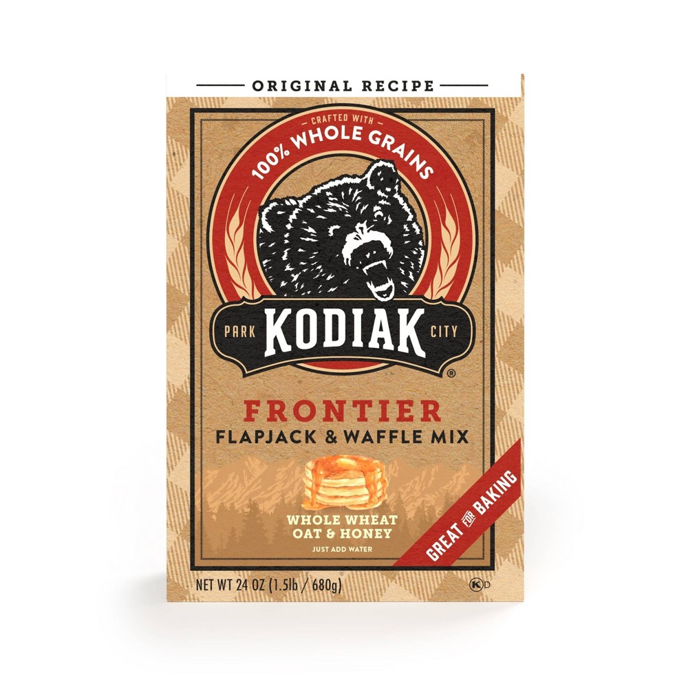 UPC 705599011122 product image for Kodiak Frontier Flapjack & Waffle Mix Whole Wheat, Oat & Honey - 24oz | upcitemdb.com