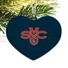 Saint Mary's College Primary Logo Heart Love Wood Christmas Tree Holiday Ornament - 2 of 3