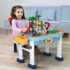 Costway 6 in 1 Kids Activity Table Set w/ Chair Toddler Luggage Building Block Table - 4 of 4