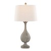 LumiSource (Set of 2) Cipolla Poly 29" Farmhouse Table Lamps with Linen Empire Shades, UL Listed - 3 of 4
