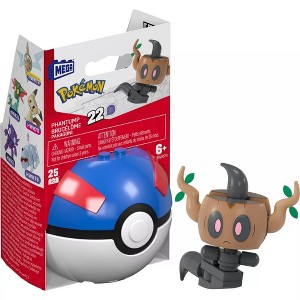 MEGA Construx Pokémon Ghost-Type Poké Ball Figure Kits – Rotom, Greavard, Sableye, Phantump, Mimikyu & Dreepy - 1 of 3
