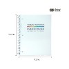 Pukka Pad Basics Subject Notebook 7.5" x 10.5" College-Ruled 80 Sheets White 3/Pack (9759-BAS) - 4 of 4