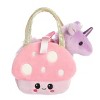 Aurora Small Lil Mushroom Unicorn Fancy Pals Fashionable Stuffed Animal Purple 7" - 3 of 4